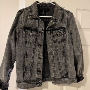 Forever 21 Black Denim Jacket